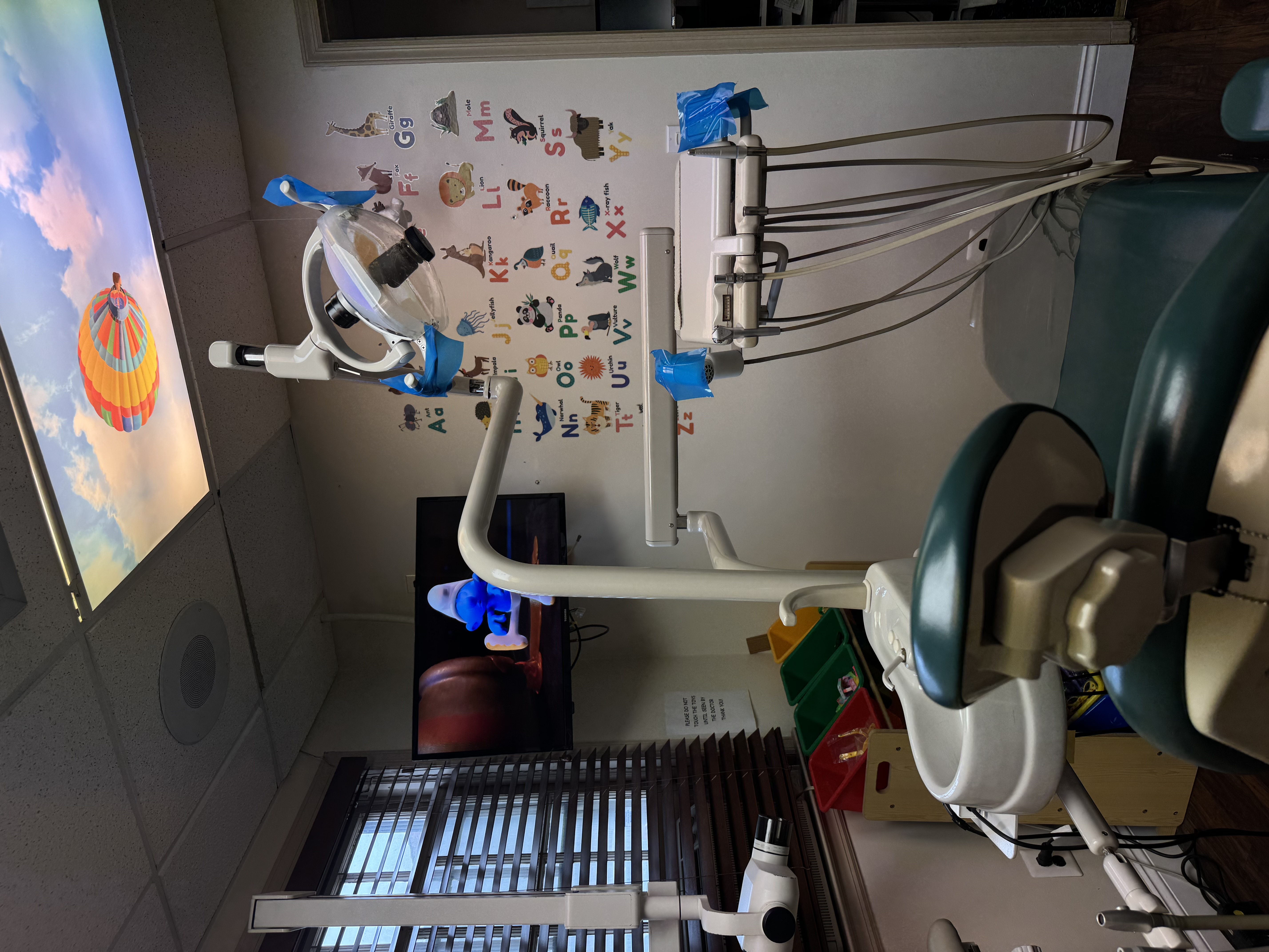 Kids Corner pediatric treatment area at North Shore Dental Group