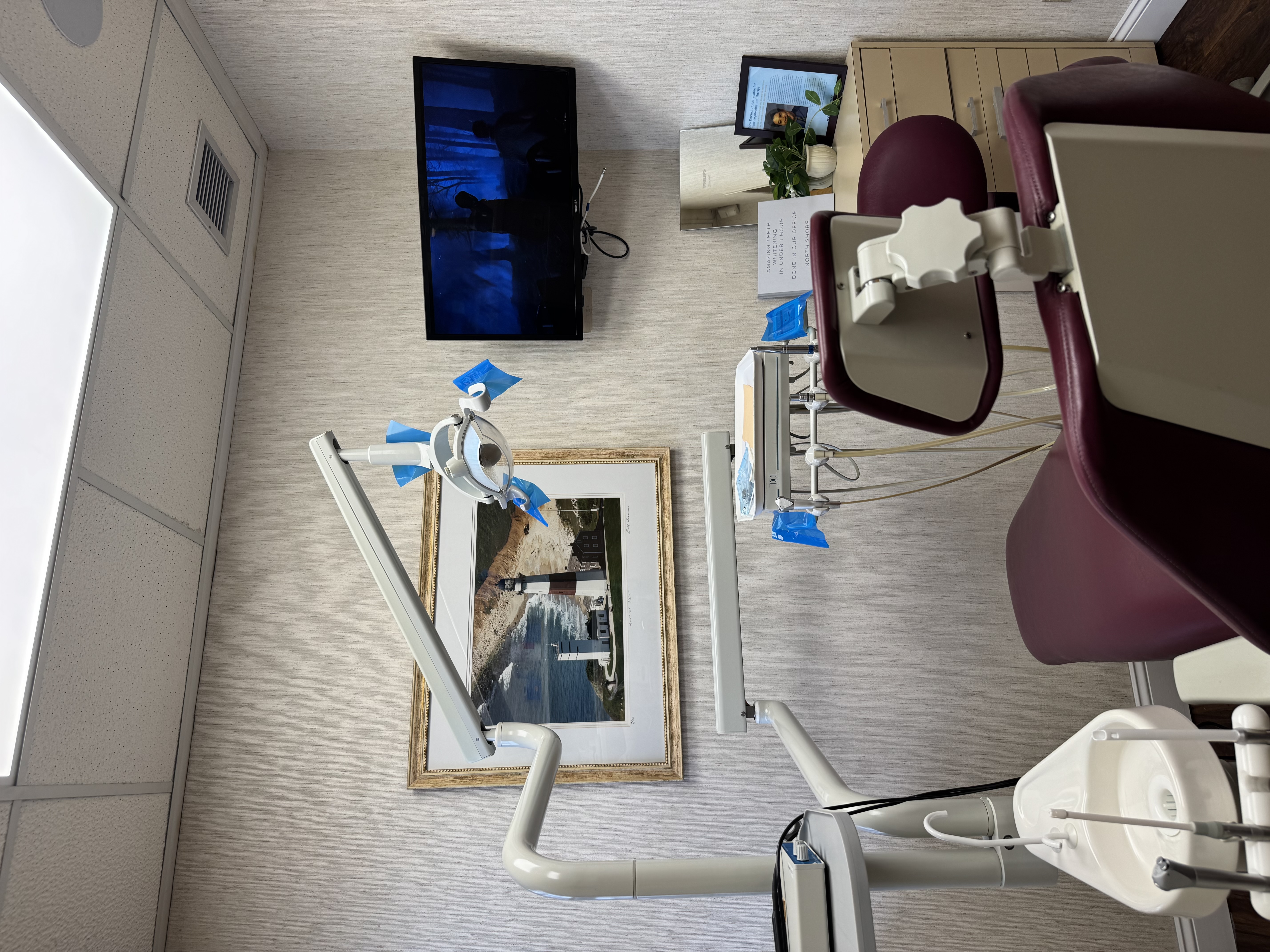 Treatment room at North Shore Dental Group